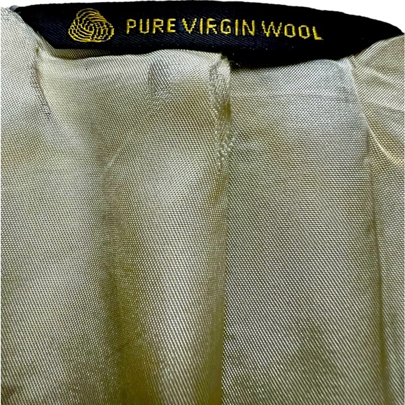 Threadneedle Street classic men’s tan virgin wool blazer in size 44 or X-Large - Picture 11 of 16